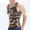 New arrival mans camouflage printed dri fit tank tops wholesale