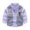 S33454W Children Long-sleeve Shirts Boys Autumn Color Joining Casual Shirt