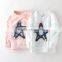 S33023W Girls Spring Winter Cute Children Clothing Cartoon Stars Kids Sweatshirts