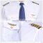 Hostess Sex ODM Airline Pilot Uniform Shirt Pilot Latest Aviator Shirts