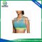 customize type contrast color running fitness sport bra