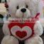 Good-looking Soft Plush Bear Toys Holding Heart