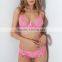 B33726A China Professional Lingerie Manufacturers Sexy Lace up Bra Set