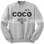 Unisex charcoal sweatshirt/Gray sweatshirt/Long sleeve sweatshirt