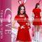 red noble Christmas bunny costume cosplay party city christmas costumes