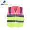 High visibility custom reflective en1150 pink vest