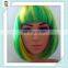 Cheap Short BOB Wholesale Synthetic Mardi Gras Colors Party Wigs HPC-0091