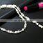 Wedding Bridal Jewelry Pearl Backdrop Necklace