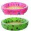 PVC Inflatable Round 3-Ring Fish Printed Baby Bath Pool