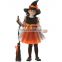 child Halloween witch cos play costume dress
