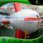 Large Advertising Display Vinyl Inflatable Helium Blimp , Flying Outdoor Inflatable Airship Balloon with Logo Printing for Event