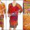 Vintage Afghani Mirror Work Tunic - 1960's Afghani Banjara Costume dress - afghani tribal top