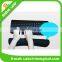 black with foam PVC customized rubber mouse pad 460*85mm