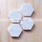 hexagon blank marble acrylic coaster,marble coaster