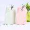 Yellow kraft paper shopping bag with string
