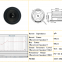 Double magnet multimedia 4ohm 5W horn speaker parts 2''