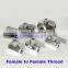 New type High quality MINI Ball valve Stainless steel 1/8 1/4 3/8 1/2 BSP Female male SS316 for water oil acid 2 way ball valve