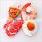 HQP-WJ105 HongQiang Pet vegetables bread meat food plush squeaks toy chew interactive pet dog toy