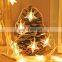 decorative Led safety holiday curtain String star Lights garden home christmas indoor outdoor decoration fairy light