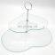 Two tier cup cake holder with heart shape