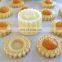 Commercial double filling pineapple cake making machine/automatic pineapple cake encrusting machine