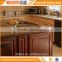 Factory price whole modular teak wood kitchen cabinet set