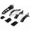 7PCS Black RHD Interior Door Pull Handle Lift Button For BMW F10 F11 10-16 BMW 5 Series 51417225873