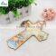Religious image wooden wall cross