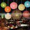 Simple and creative hemp ball rattan art pendant light for decorate