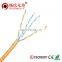 Профессиональный кабель Ethernet CAT6 UTP 23AWG с голым медным проводом и алюминиевым фольговым экраном, 4 пары