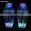 clear luminous plastic 750ml colorful cocktail shaker