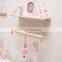 Pink Multifunctional Storage Shelf Nordic Display Wall Hanging Shelf Swing Rope Floating Shelves