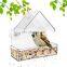 Wholesale Modern Style Strong 3 Suction Outdoors Window Acrylic Bird Feeders Outside