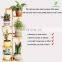 Bamboo 5 Tier 6 Potted Plant Stand Rack Multiple Flower Pot Holder Shelf Indoor Outdoor Planter Display Shelving Unit