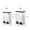 2022 popular home and hotel 2 in 1 garbage bin recycling stainless steel 40L 60L kitchen recycle waste bin