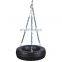 Kids Plastic Tyre swing with Hanging Rope Playground Accessories Toy