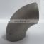 Professional manufacturer sus304 90 degree welding stainless steel fitting elbow