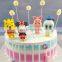 Wholesale Cake Decoration Birthday Mickey Minnie Pooh Animal Cute Cartoon Doll PVC Party Cake Toppers
