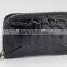 luxury crocodile skin and sheep leather compact key case car key holder organizer bag