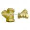 High Performance Big Flow Custom Brass Internal Thread Y Strainer Drain Ball Valve
