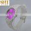 2016 colorful silicone strap watch Sunray Dial sweet girl watch Macarons dot color