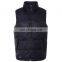 Men's Padded Vest Hot Stylish Blue Custom Puffer Vest for Men