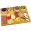 New Design High Quality With Cheese Knives Set Premium Bamboo Cheese Board