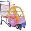 Low price 100L unfolding toy Shopping Trolley for kids