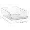 China Manufacturer Large Capacity Kitchen Refrigerator Organizer Bottle Beer Storage Box BPA Free Plastic Fridge Freezer Bins