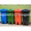 China supplier 120l foot pedal plastic garbage trash bin outdoor public park recycle plastic rubbish bin