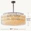 Exquisite Modern Luxury Diamond-Cylindrical Crystal Pendant Chandelier for Living Dining room Kitchen Island Foyer Bedroom