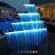Best Selling Indoor/Outdoor Acrylic Garden Wall Water Curtain Sheer Descent Pool Waterfall LED Lights Top Selling Pool Lights