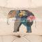 Best quality custom beautiful elephant printed pillow charming decoration pillow
