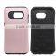 2 in 1  China Supplier Low Price PC+TPU Polka Dot Mobile Phone Case for Samsung Galaxy S7 edge